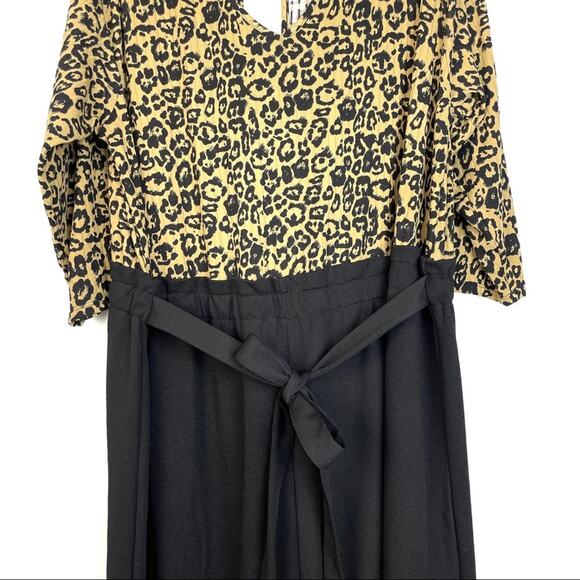 Leopard Print Jumpsuit Size 3X - Picture 3 of 7